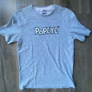 Zara x Popeyes Limited Edition crew neck t-shirt Size Large